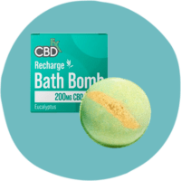 CBDfx Eucalyptus Recharge Bombe de bain