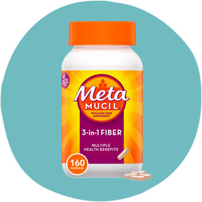 Metamucil 3-in-1 Psyllium Fiber Capsules